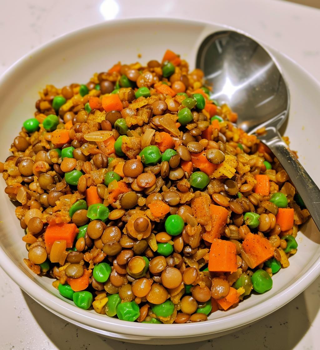 Lentil & Veggie Pilaf