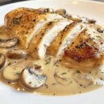Light Creamy Mushroom Chicken