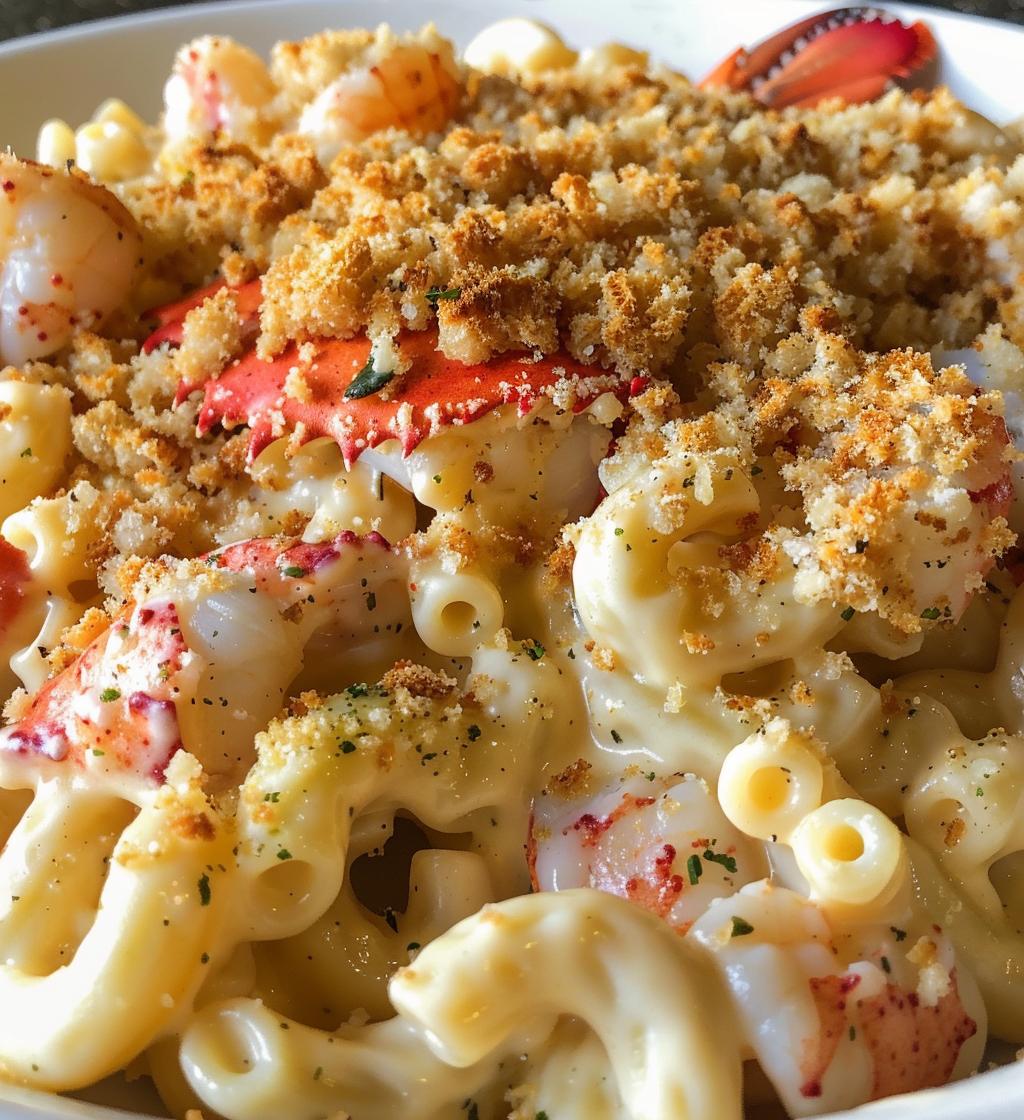 Lobster, Crab, and Shrimp Macaroni and Cheese - detail 1