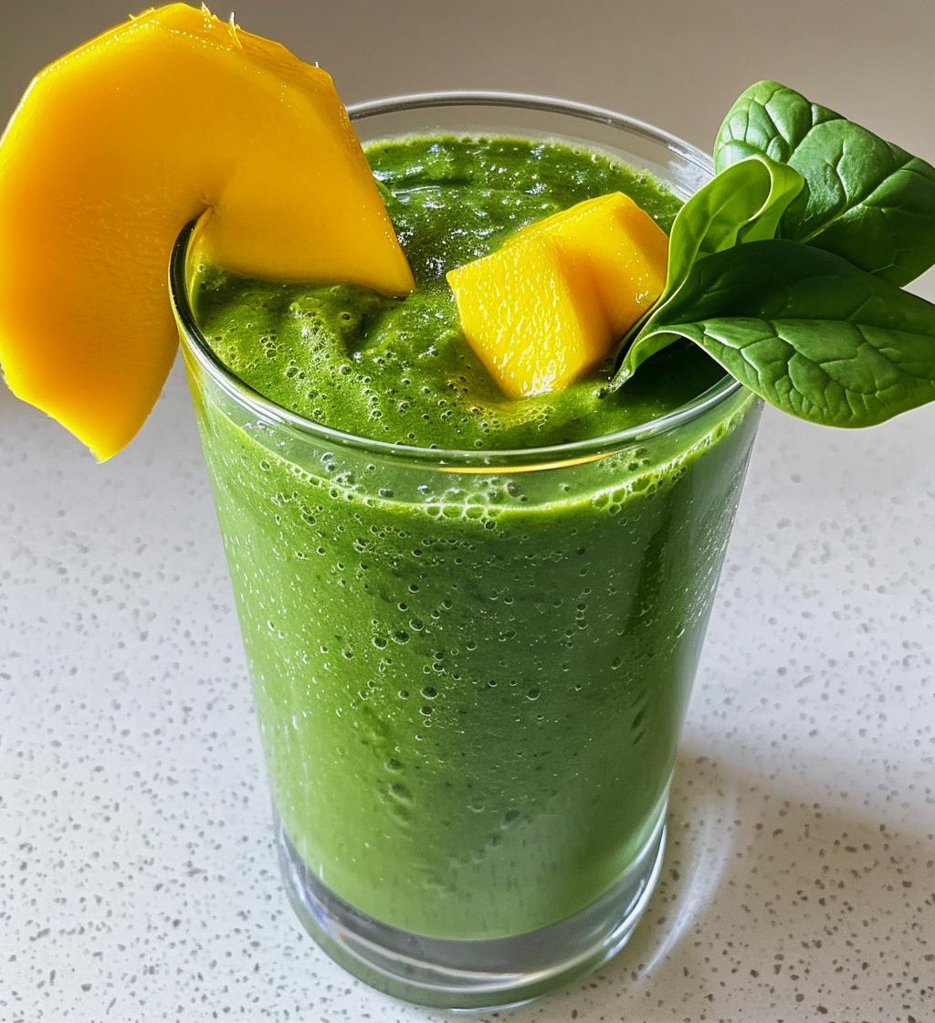 Mango Spinach Smoothie