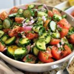 Mediterranean Cucumber Tomato Salad