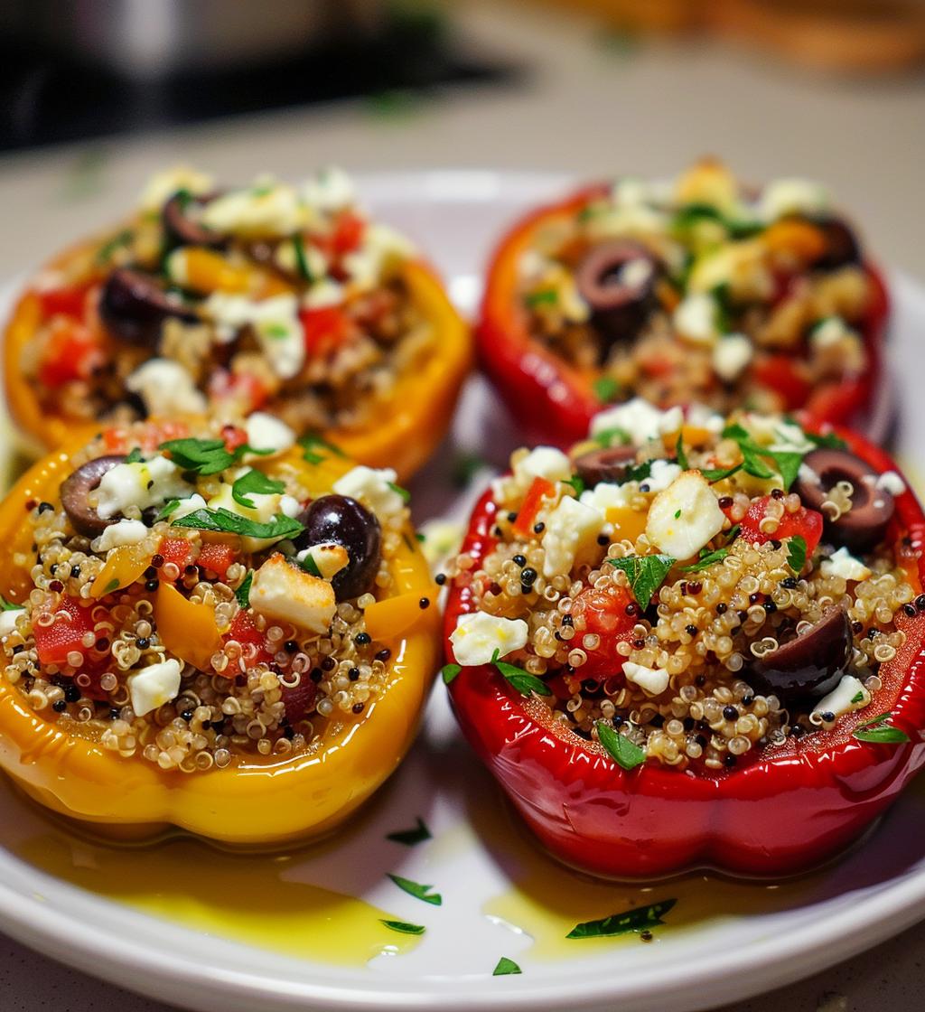 Mediterranean Stuffed Mini Peppers