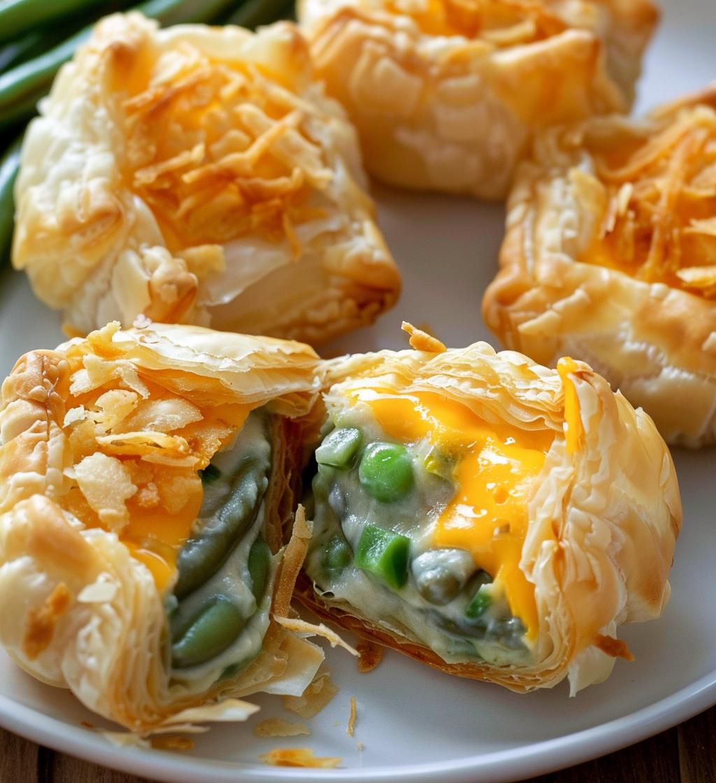 Mini Green Bean Casserole Bites - detail 1
