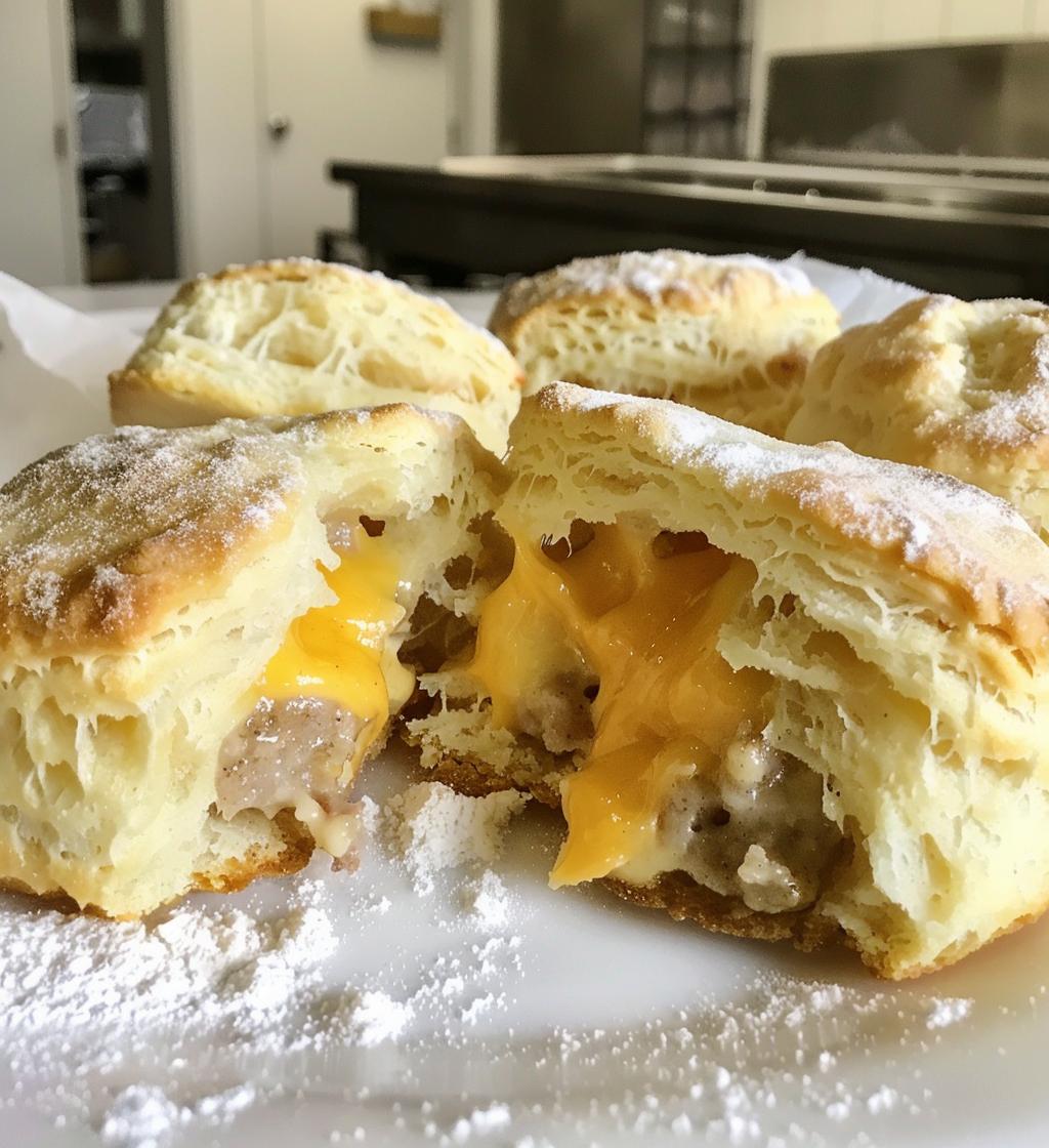 Mini Sausage Cheese Biscuits - detail 1