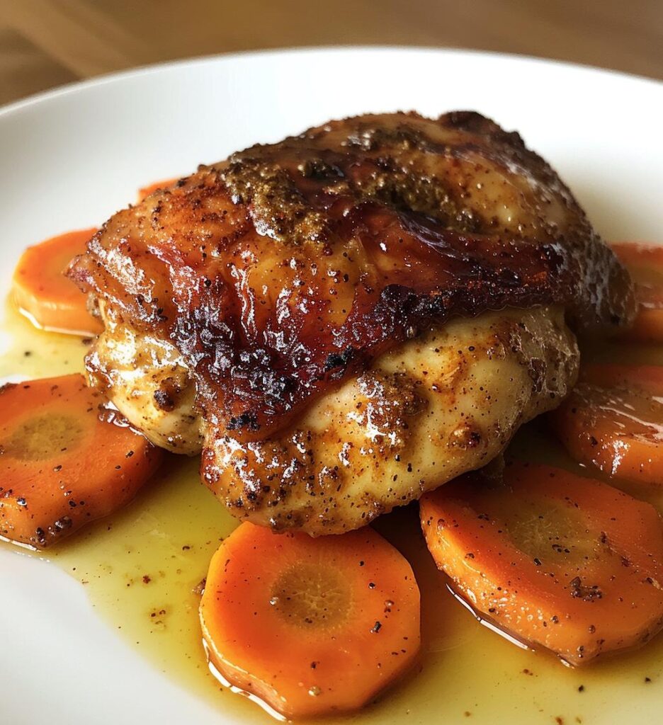 Moroccan Spiced Chicken with Carrots
