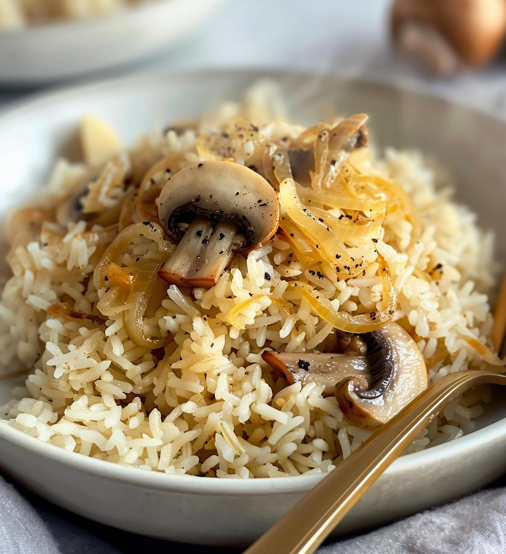 Mushroom Rice - detail 1