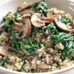 Mushroom Spinach Quinoa