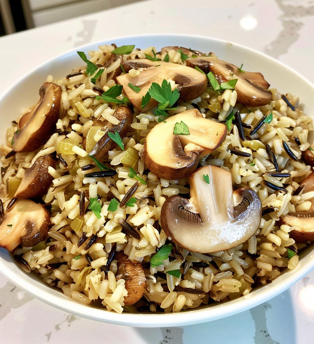 Mushroom Wild Rice Pilaf - detail 1