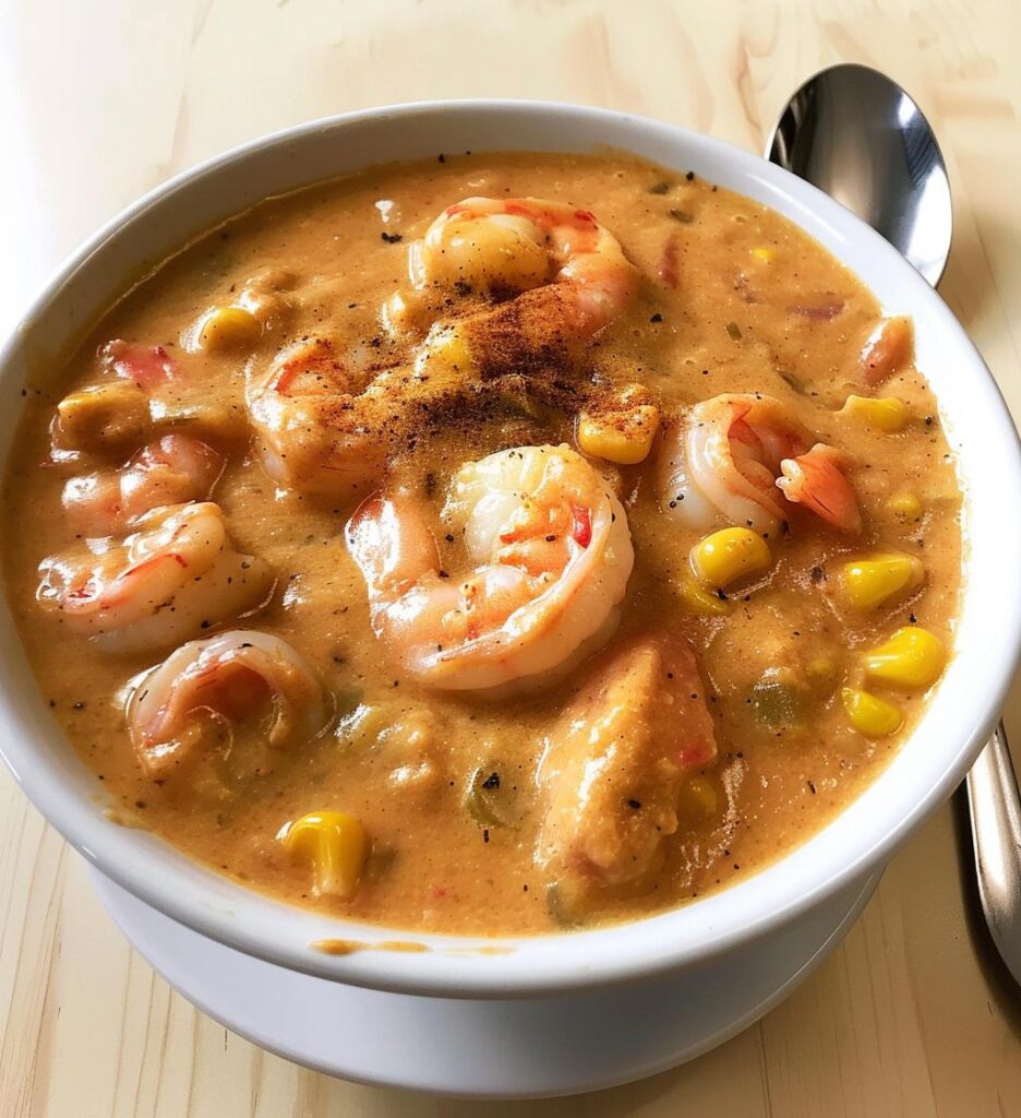 New Orleans Shrimp and Corn Bisque