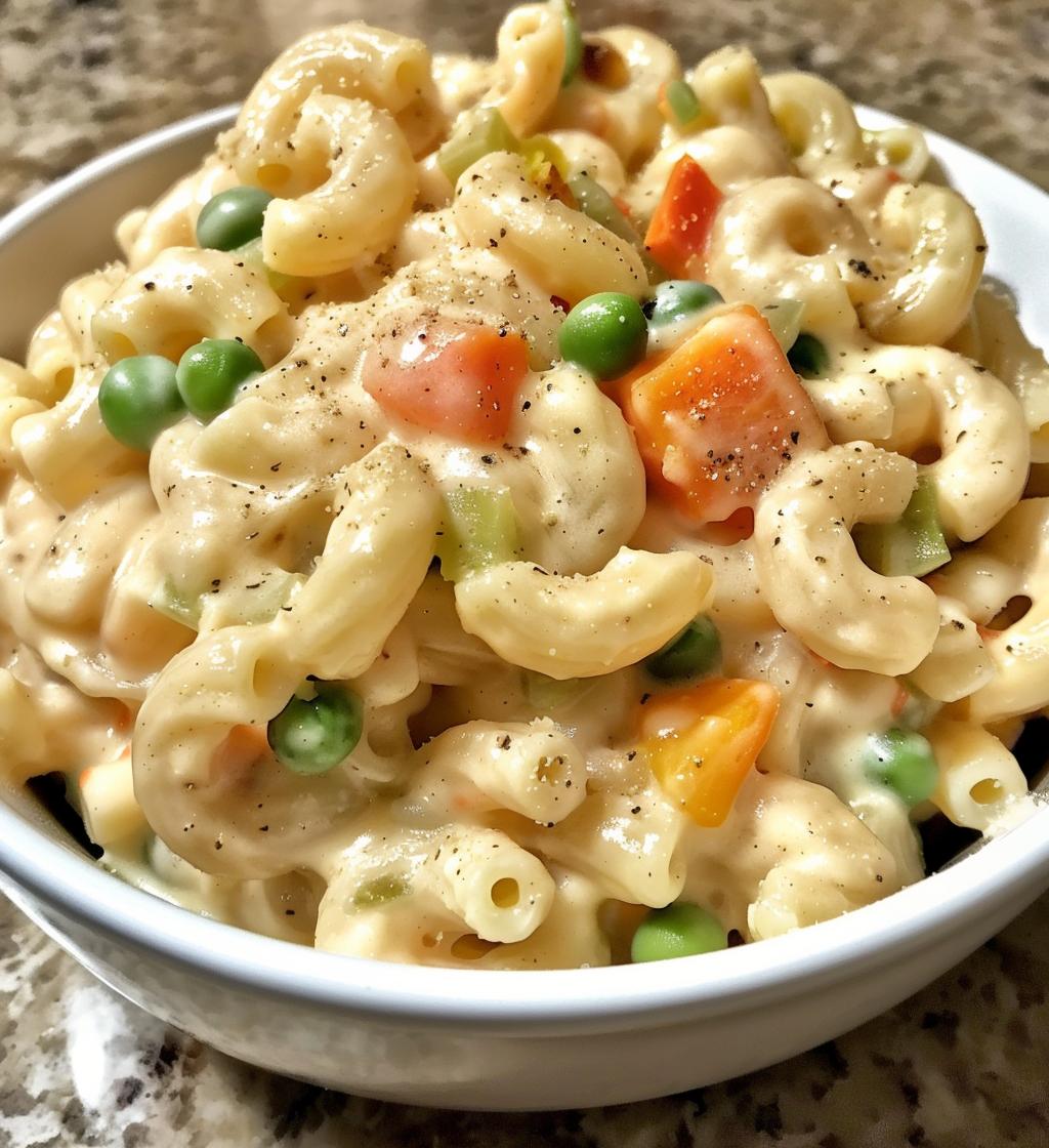 One Pot Veggie Mac and Cheese