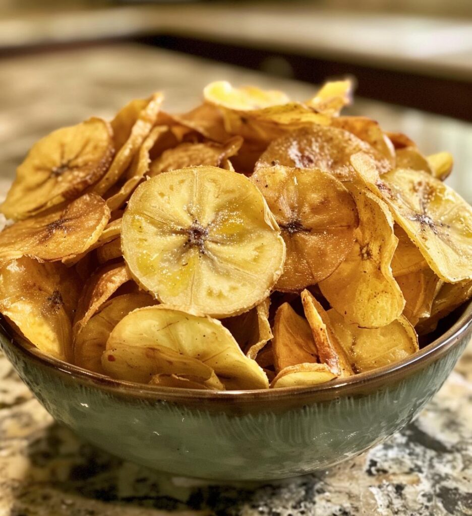 Plantain Oven Chips