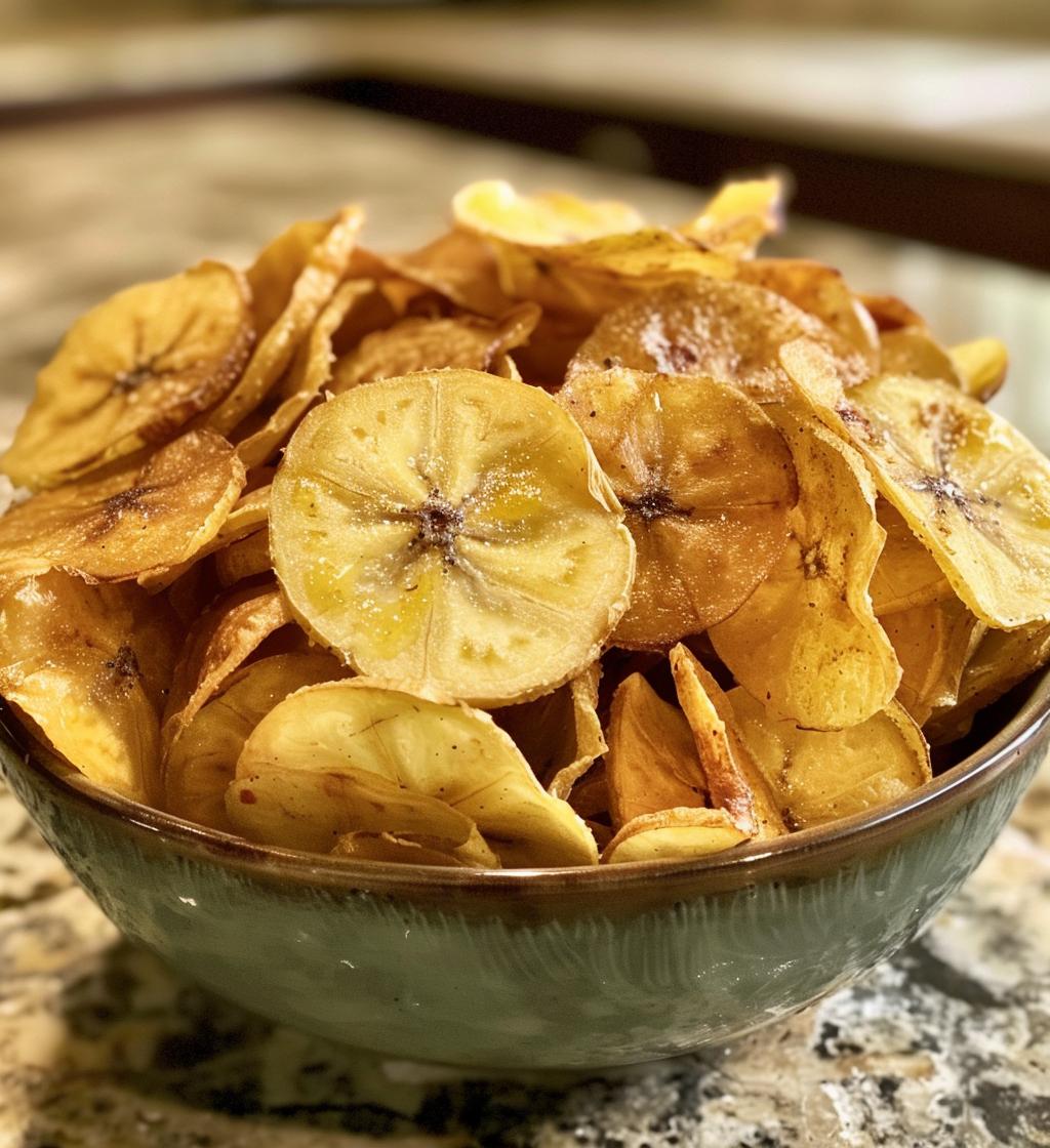 Plantain Oven Chips