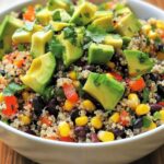 Quinoa Black Bean Fiesta Bowl