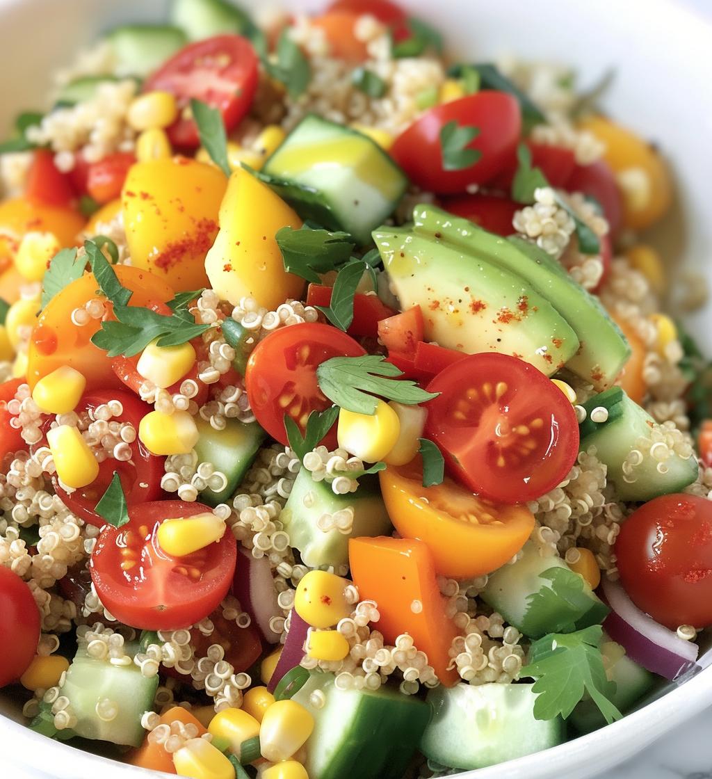 Quinoa Rainbow Power Salad