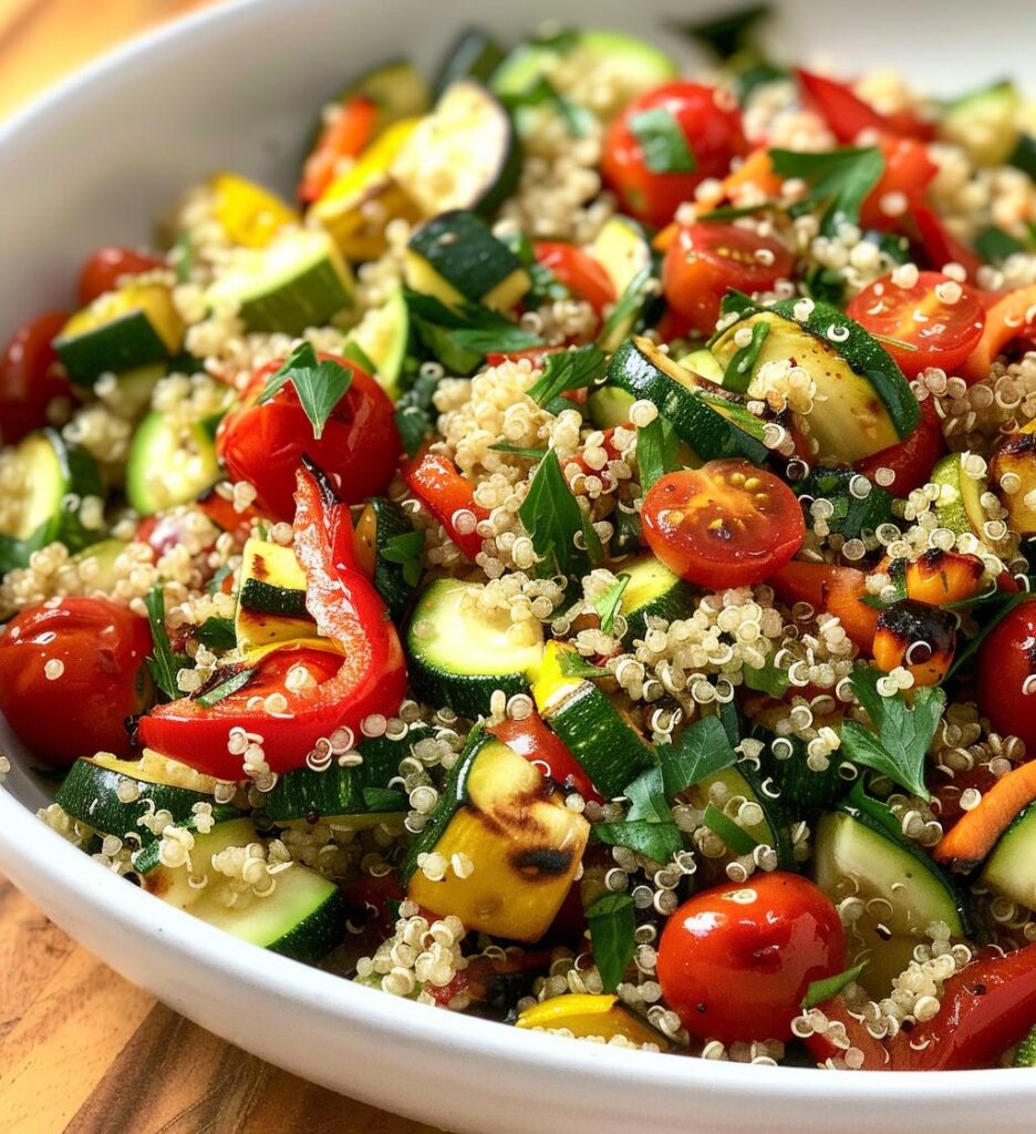 Quinoa & Roasted Veggie Salad