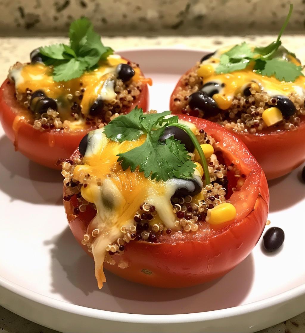 Quinoa Stuffed Tomatoes - detail 1