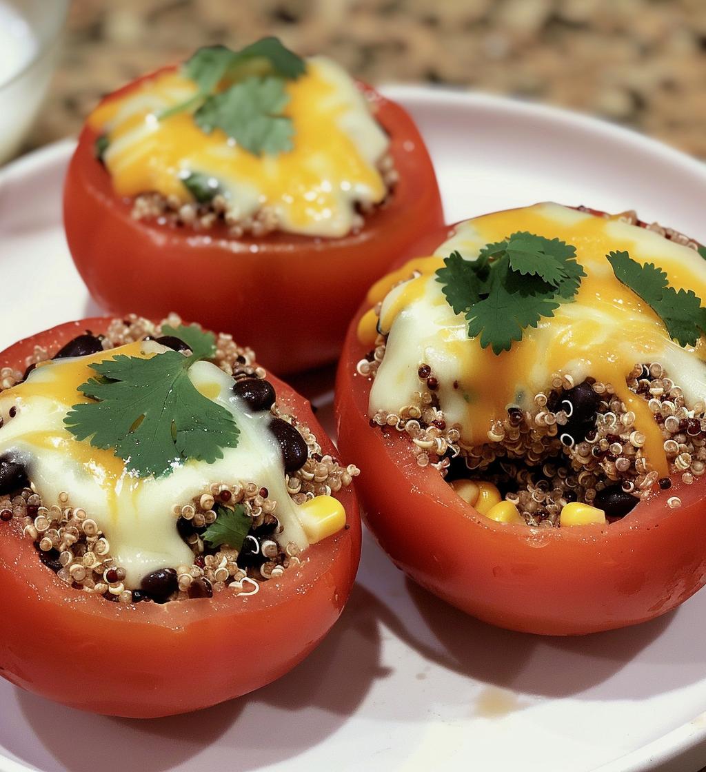 Quinoa Stuffed Tomatoes