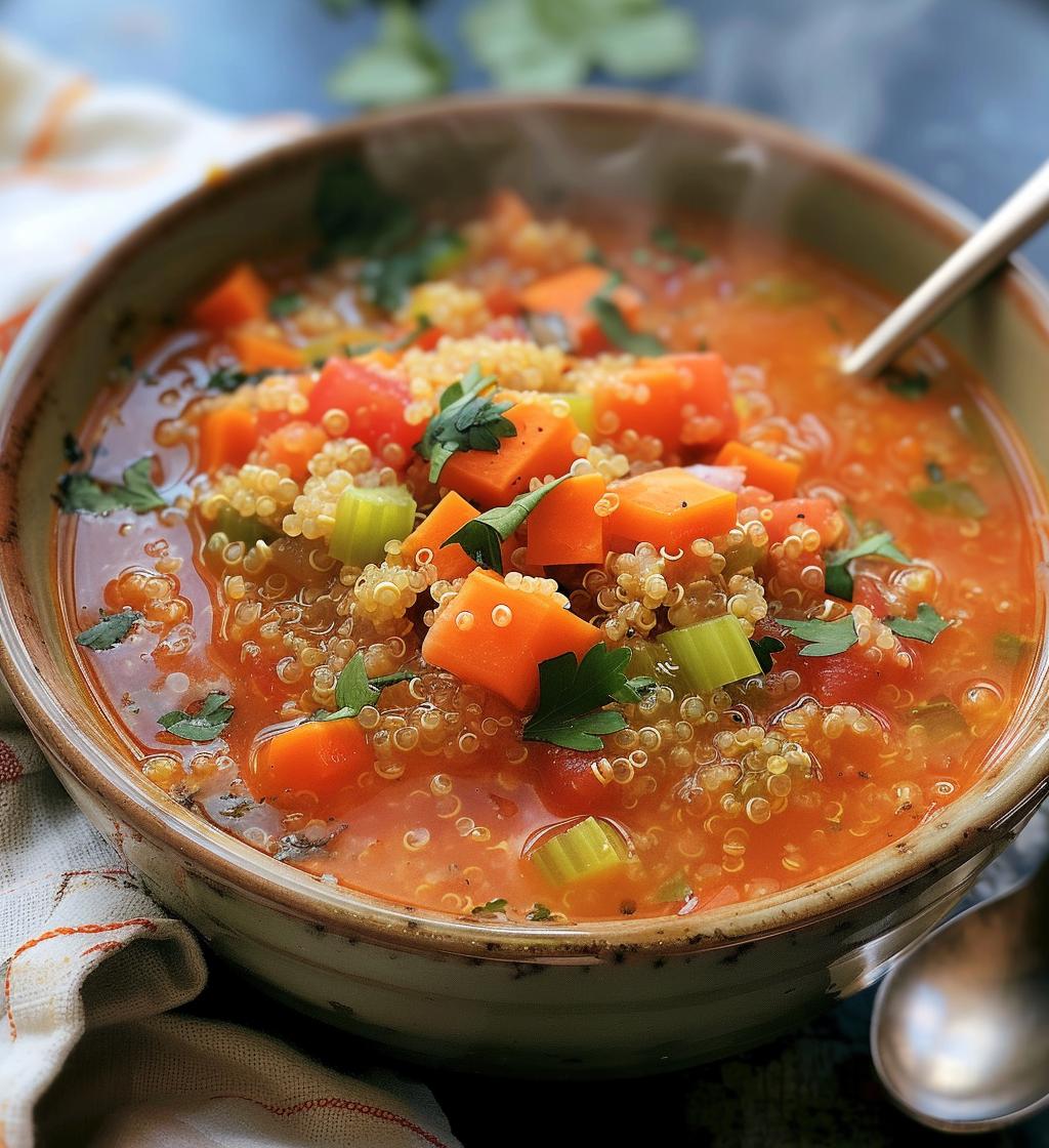 Quinoa Tomato Soup