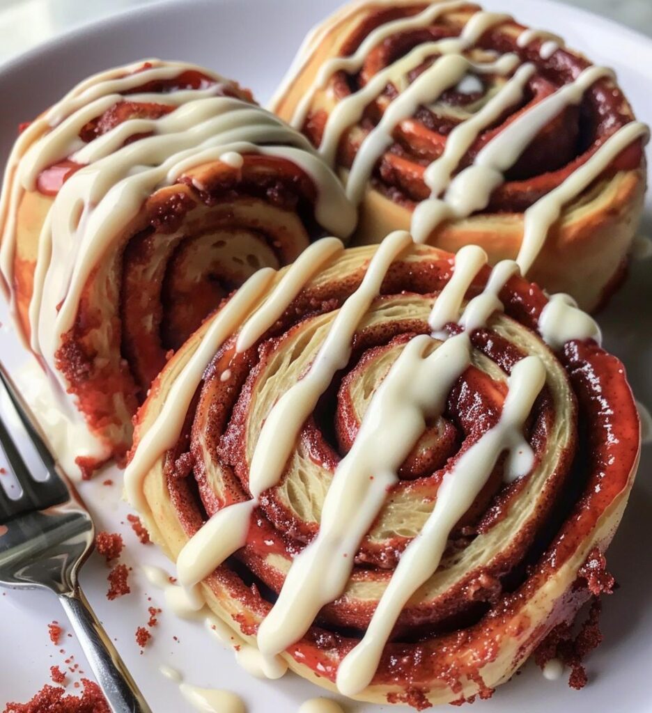 Red Velvet Cinnamon Rolls
