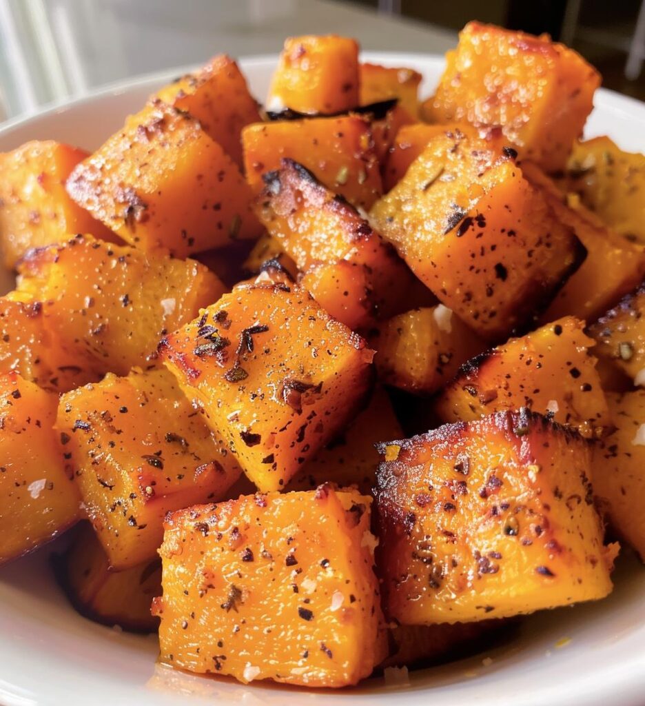 Roasted Butternut Squash Cubes