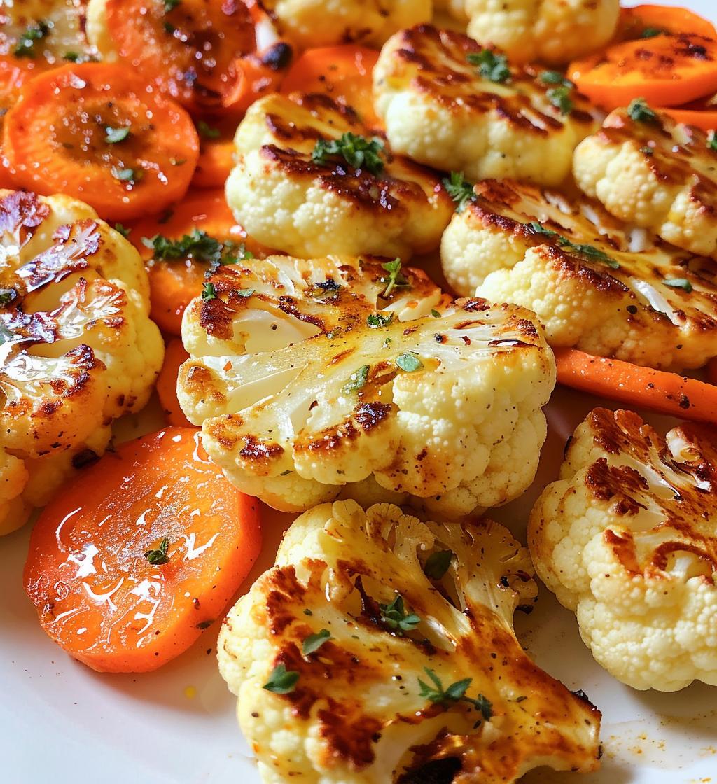 Roasted Cauliflower & Carrots - detail 1