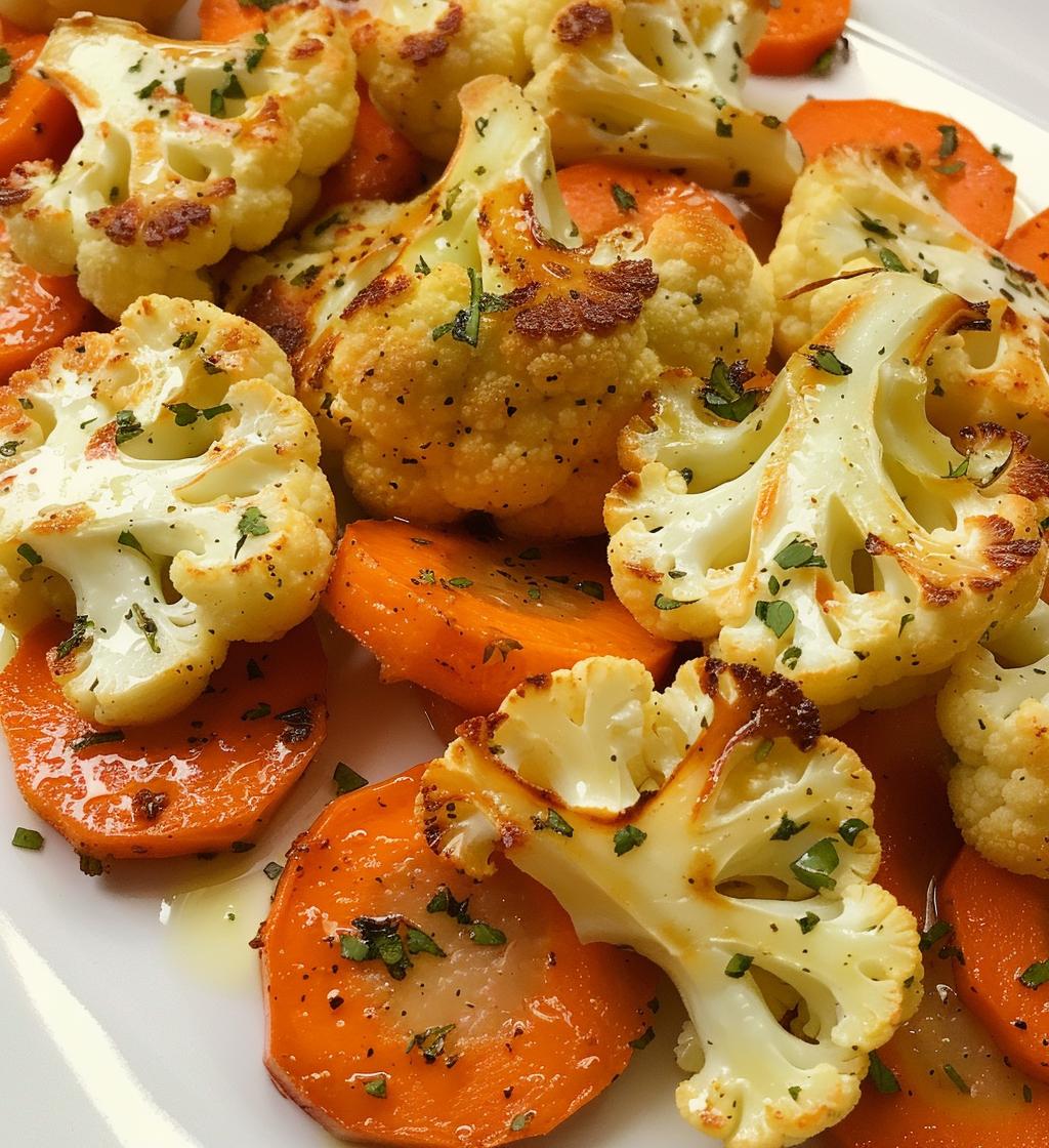 Roasted Cauliflower & Carrots