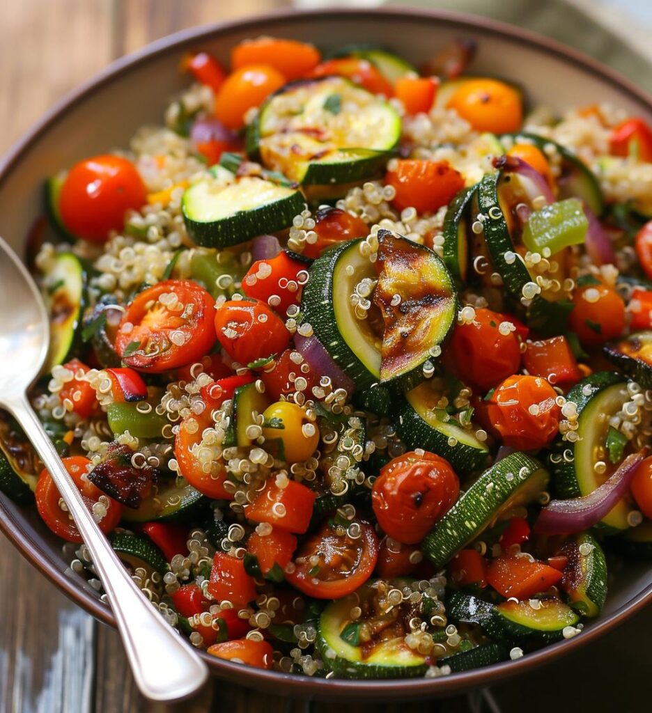 Roasted Veggie Quinoa Bowl