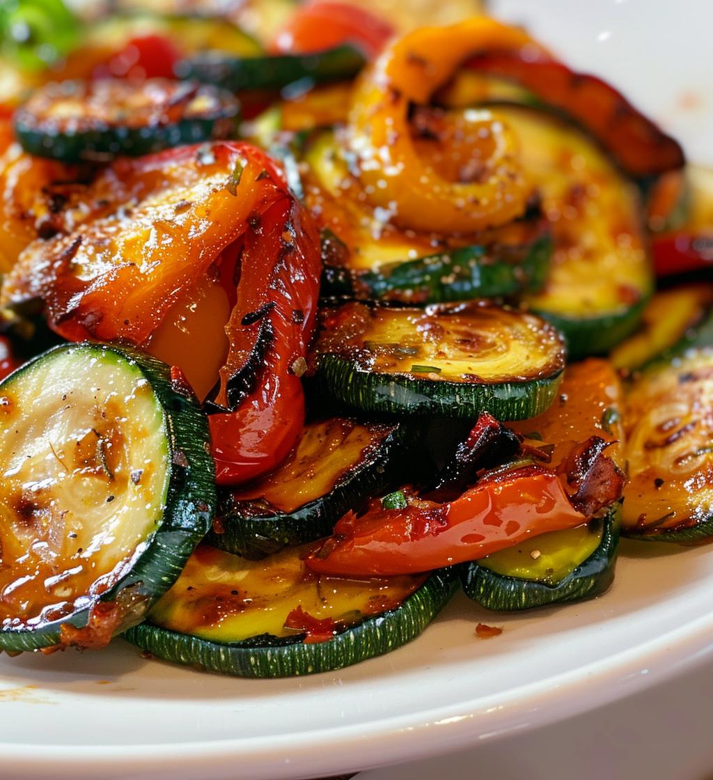 Roasted Zucchini & Bell Peppers - detail 1