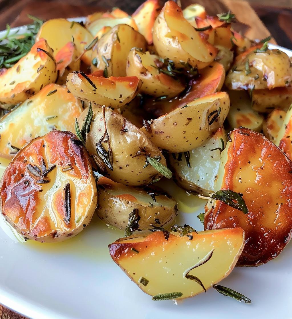 Rosemary Garlic Roasted Potatoes - detail 1