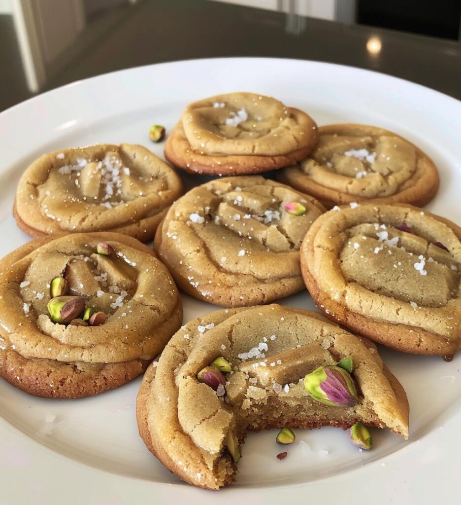 Salted Honey Pistachio Cookies