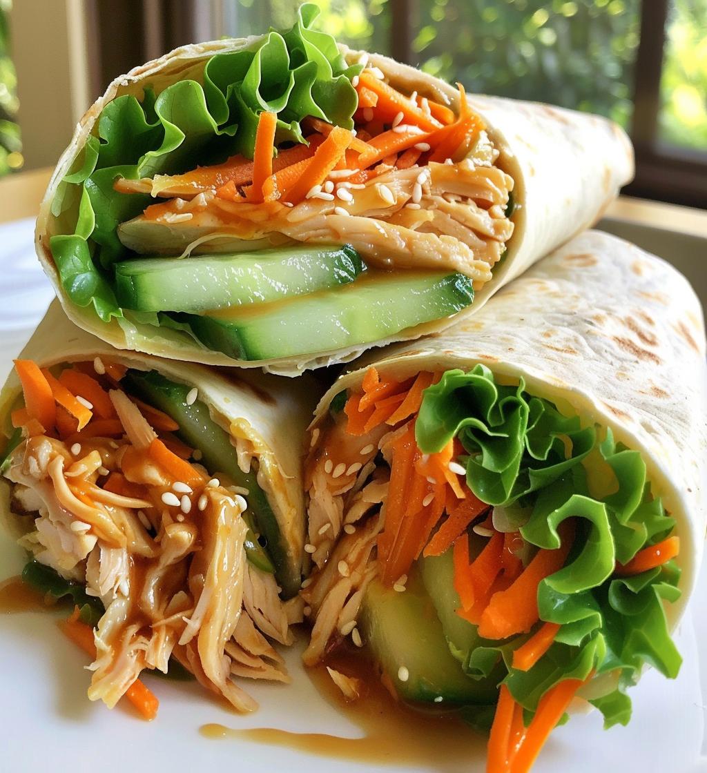 Savory Teriyaki Chicken Wrap Recipe - detail 1