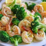 Sheet Pan Garlic Shrimp & Broccoli