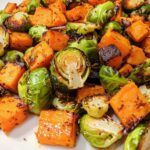 Sheet Pan Sweet Potato & Brussels Sprouts