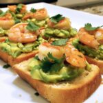 Shrimp Avocado Crostini