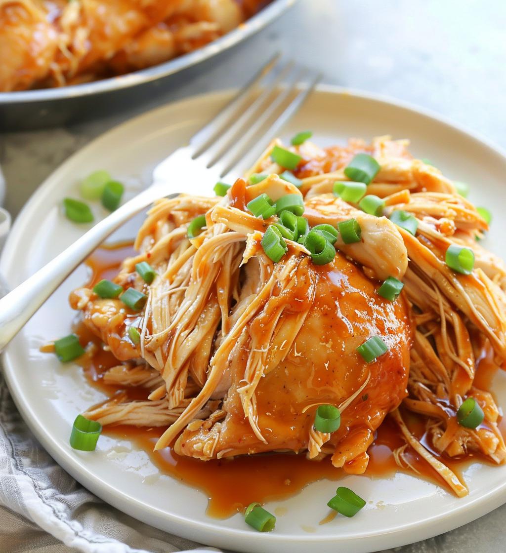 Slow Cooker Honey Sriracha Chicken