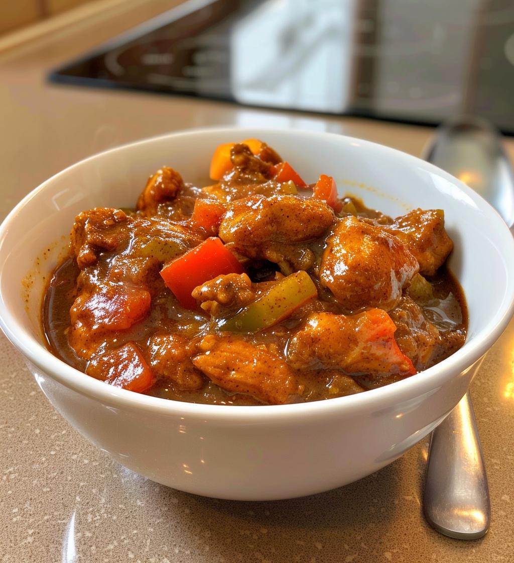 Spicy Nigerian Chicken Stew - detail 1