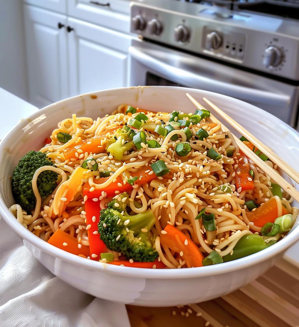 Spicy Peanut-Free Noodle Bowl