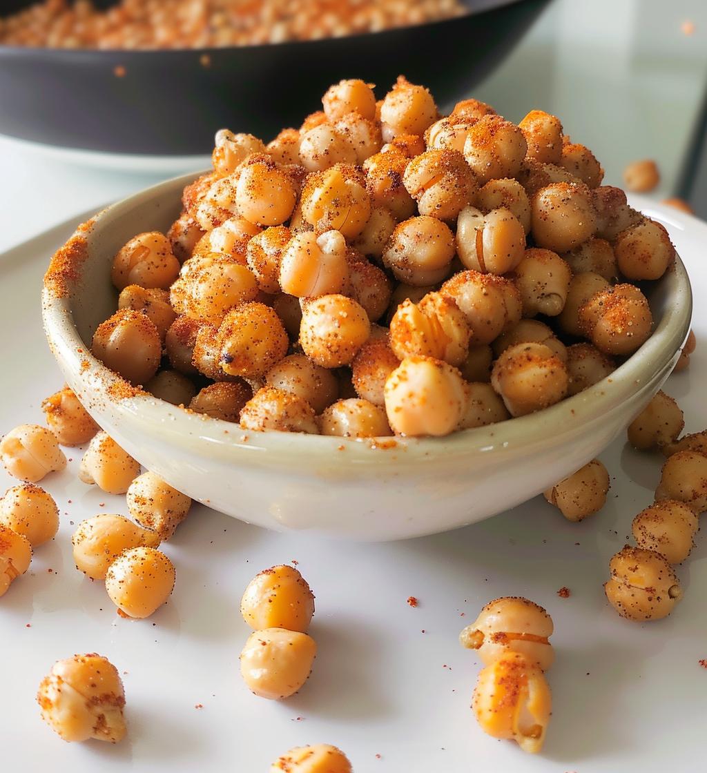 Spicy Roasted Chickpeas - detail 1