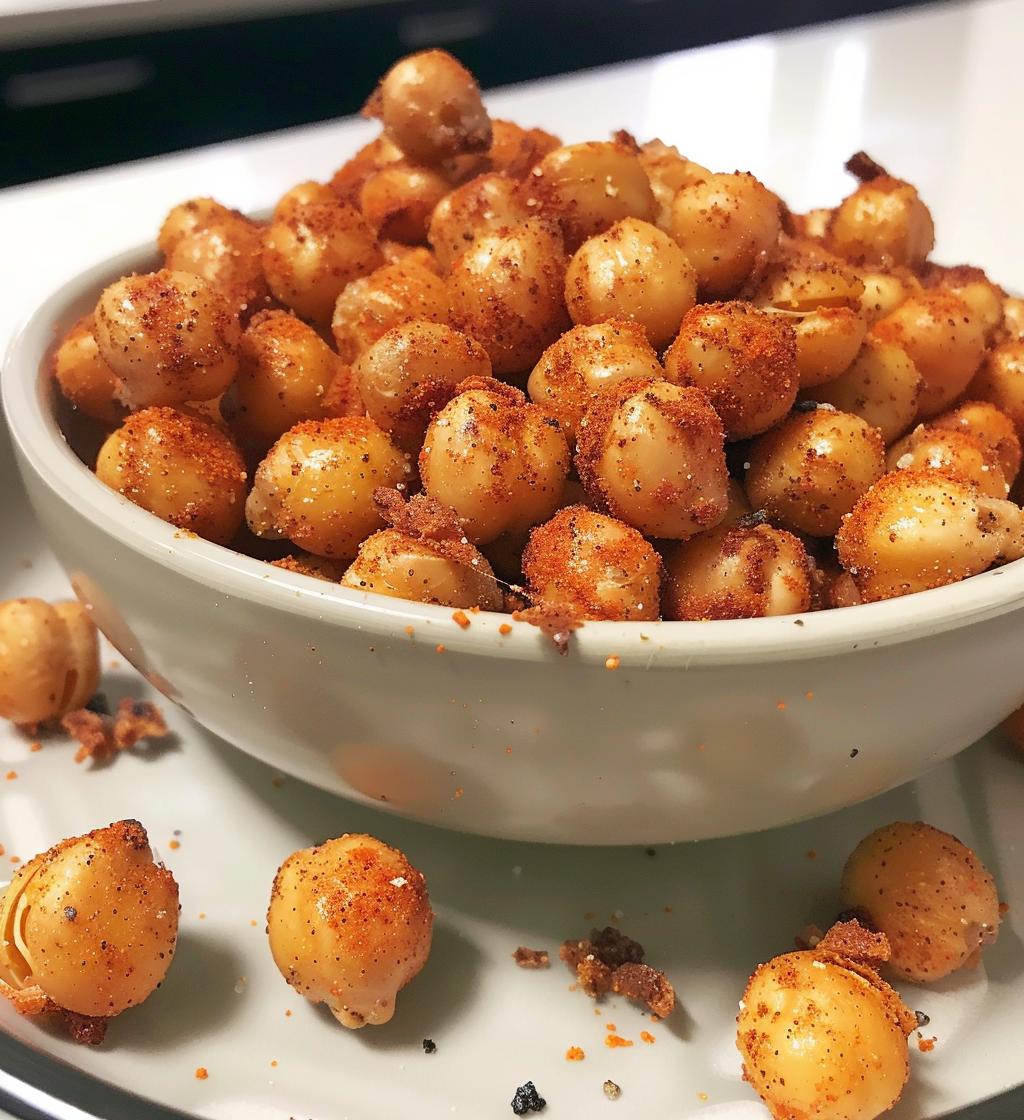 Spicy Roasted Chickpeas