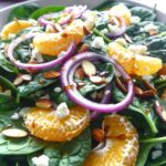 Spinach Orange Almond Salad