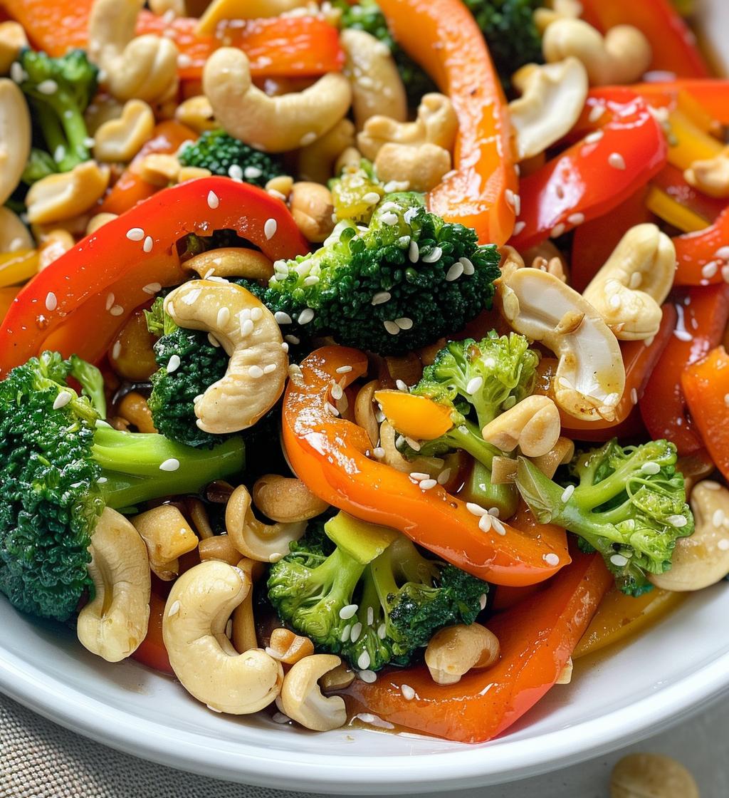 Stir-Fry Vegetables with Cashews - detail 1