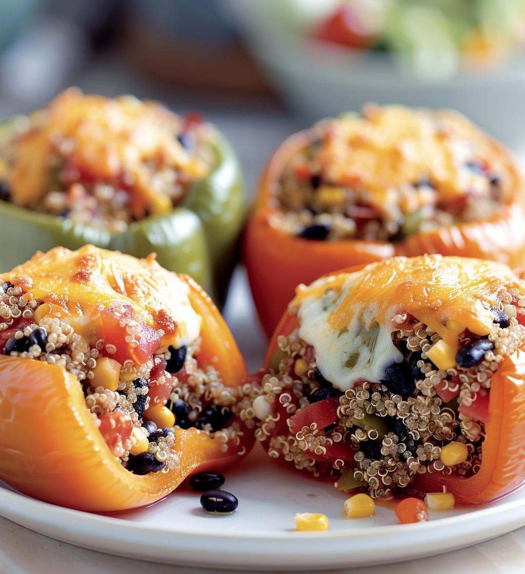 Stuffed Peppers with Quinoa - detail 1