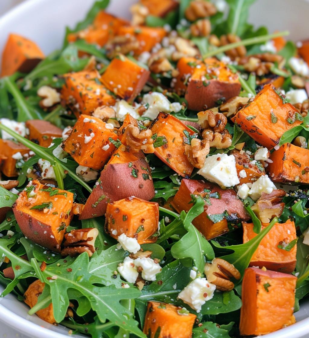 Sweet Potato Arugula Salad