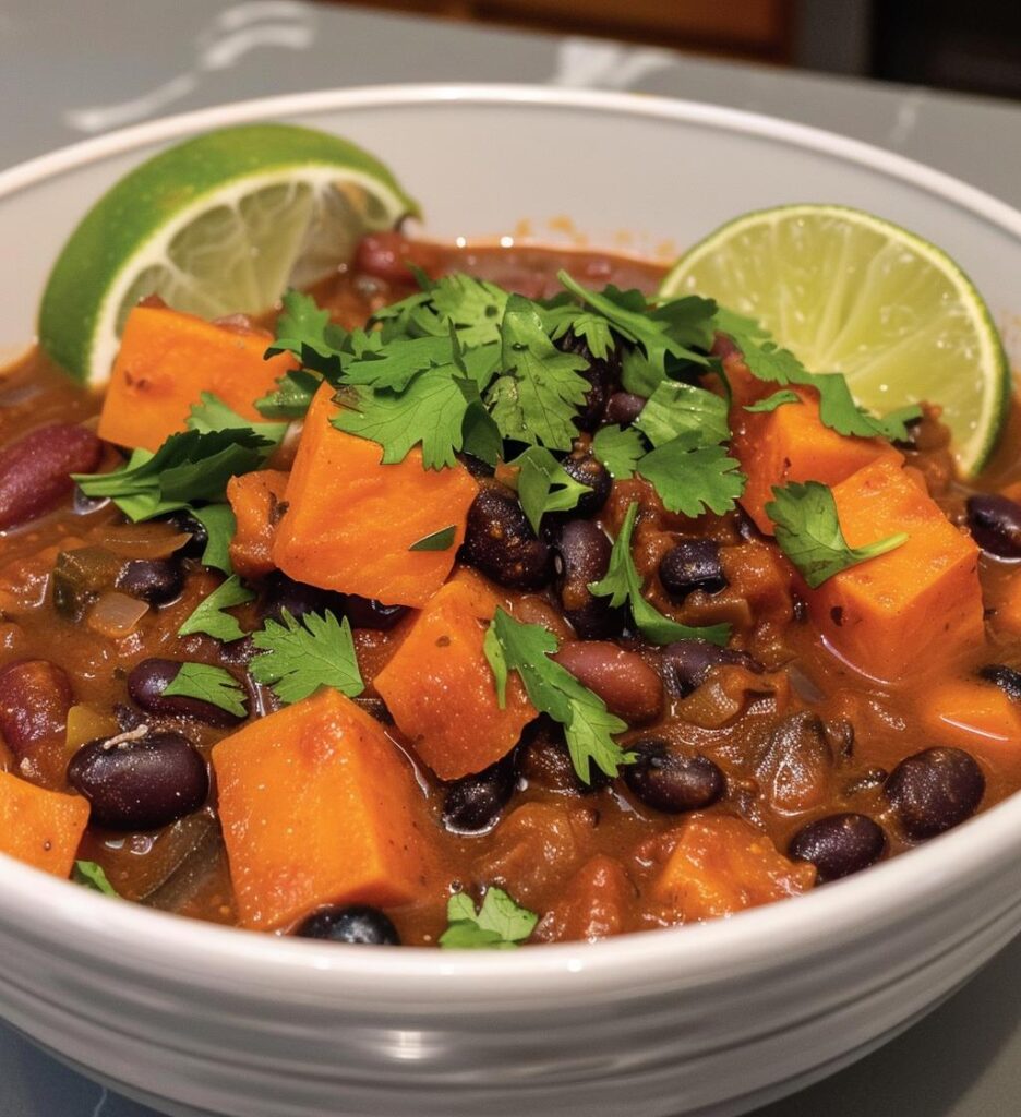 Sweet Potato & Black Bean Chili