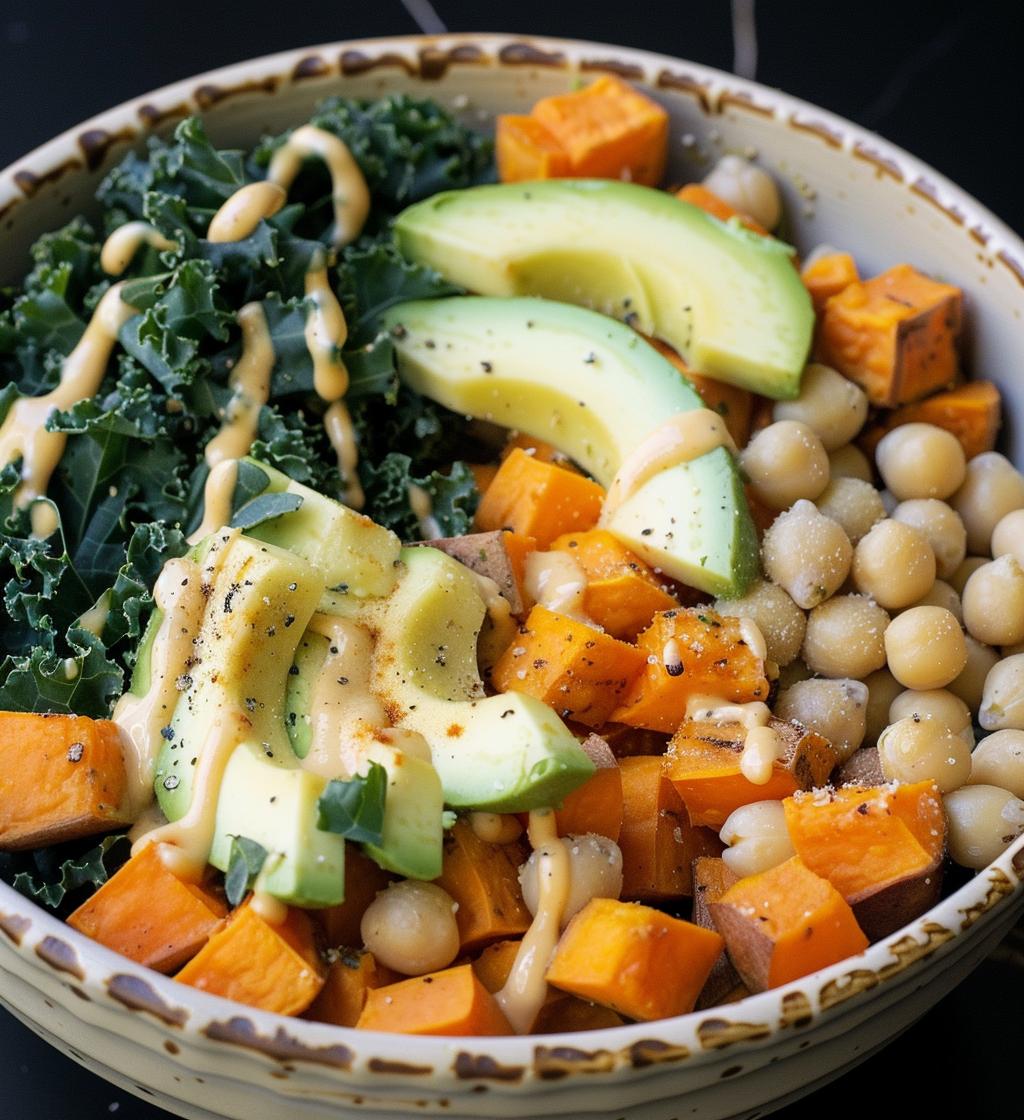 Sweet Potato Kale Bowl