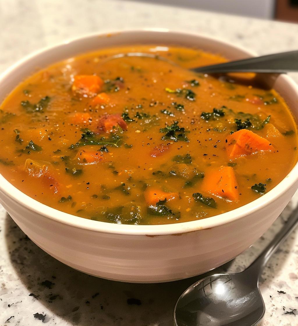 Sweet Potato & Kale Soup