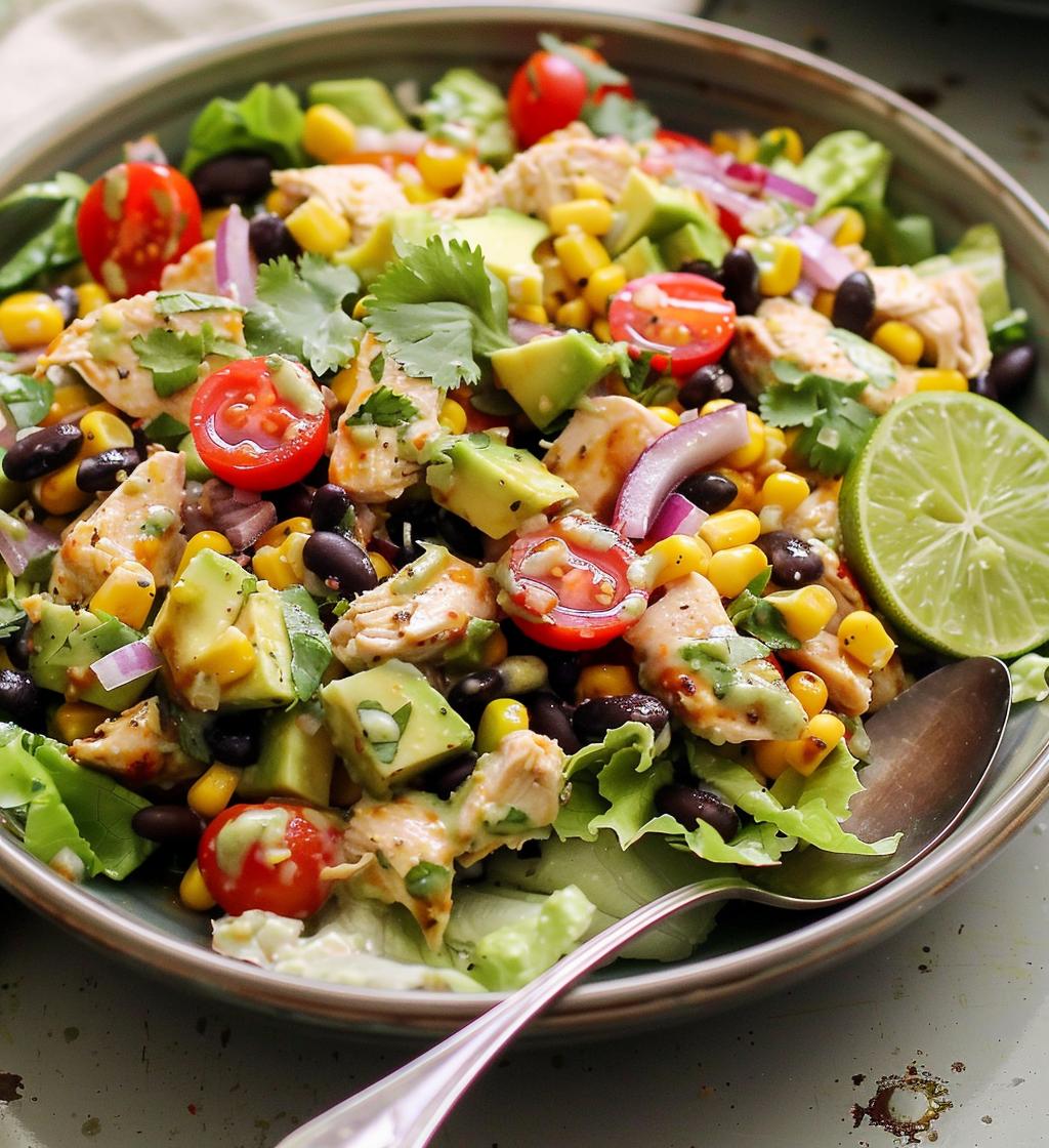 Tex-Mex Chopped Chicken Salad