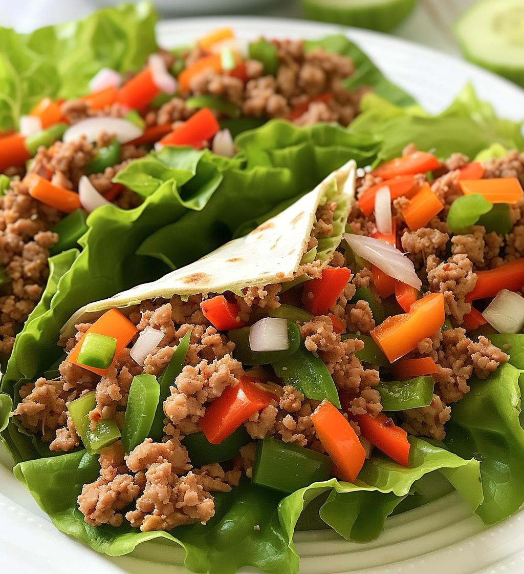Turkey & Veggie Lettuce Wraps - detail 1