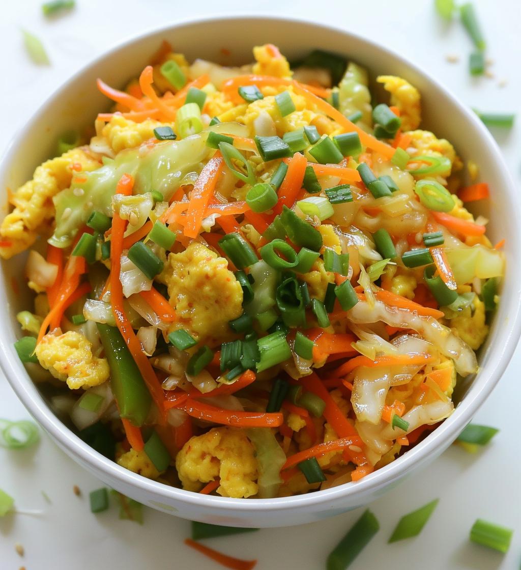Veggie-Packed Egg Roll in a Bowl (Healthy) - detail 1