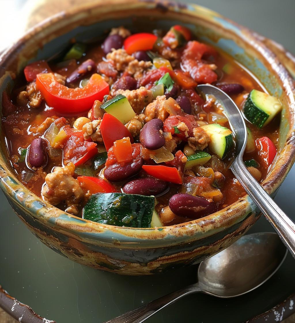 Veggie-Packed Turkey Chili